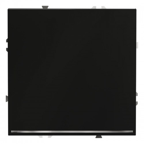 Переключатель проходной 1-кл. СП S70 10А с подсветкой механизм черн. матов. Voltum VLS010408