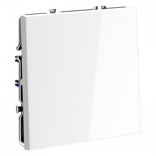 Переключатель перекрестный 1-кл. СП S70 механизм бел. глянцевый Voltum VLS010501