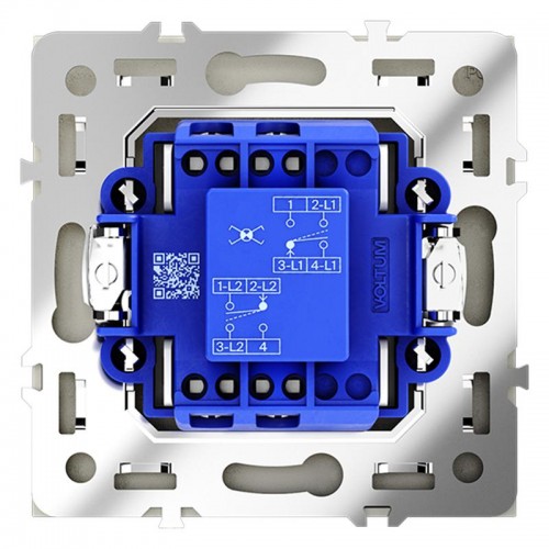 Переключатель перекрестный 1-кл. СП S70 механизм сталь Voltum VLS010505