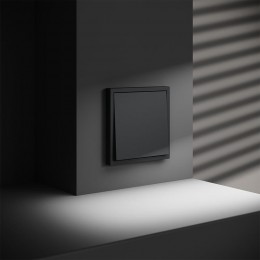 Переключатель перекрестный 1-кл. СП S70 механизм графит Voltum VLS010507