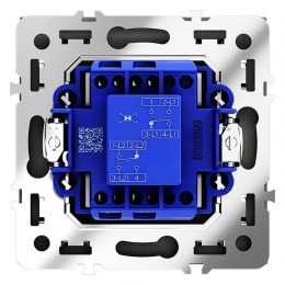 Переключатель перекрестный 1-кл. СП S70 механизм черн. матов. Voltum VLS010508
