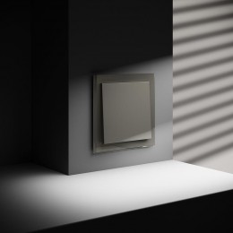 Выключатель 1-кл. СП S70 10А с самовозвратом механизм шелк Voltum VLS010604