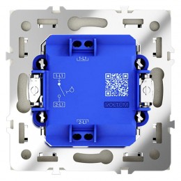 Выключатель 1-кл. СП S70 10А с самовозвратом механизм сталь Voltum VLS010605