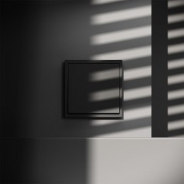 Выключатель 1-кл. СП S70 10А с самовозвратом механизм черн. матов. Voltum VLS010608