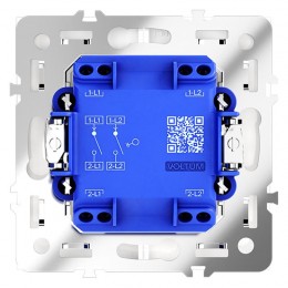 Выключатель 2-кл. СП S70 10А механизм кашемир Voltum VLS020103