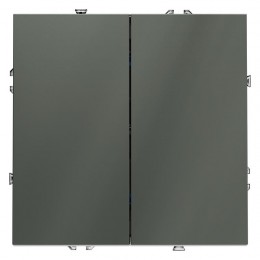 Выключатель 2-кл. СП S70 10А механизм титан Voltum VLS020106