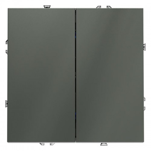 Выключатель 2-кл. СП S70 10А механизм титан Voltum VLS020106