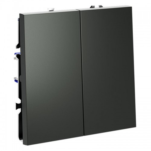 Выключатель 2-кл. СП S70 10А механизм титан Voltum VLS020106