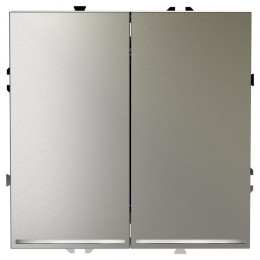 Выключатель 2-кл. СП S70 10А с подсветкой механизм шелк Voltum VLS020204