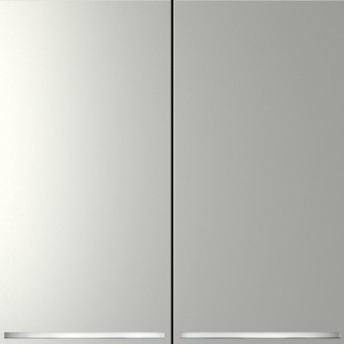 Выключатель 2-кл. СП S70 10А с подсветкой механизм сталь Voltum VLS020205