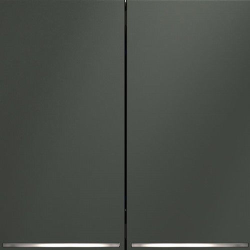 Выключатель 2-кл. СП S70 10А с подсветкой механизм титан Voltum VLS020206