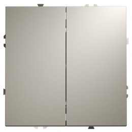 Переключатель проходной 2-кл. СП S70 10А механизм кашемир Voltum VLS020303