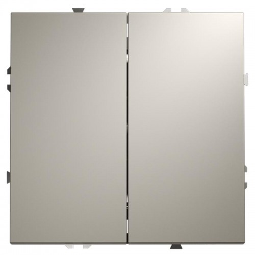 Переключатель проходной 2-кл. СП S70 10А механизм кашемир Voltum VLS020303