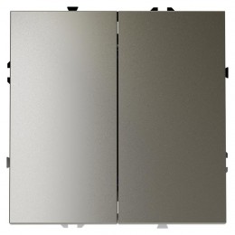 Переключатель проходной 2-кл. СП S70 10А механизм шелк Voltum VLS020304