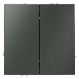 Переключатель проходной 2-кл. СП S70 10А механизм титан Voltum VLS020306