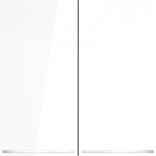 Переключатель проходной 2-кл. СП S70 10А с подсветкой механизм бел. глянцевый Voltum VLS020401