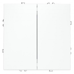 Выключатель 2-кл. СП S70 10А с самовозвратом механизм бел. матов. Voltum VLS020602