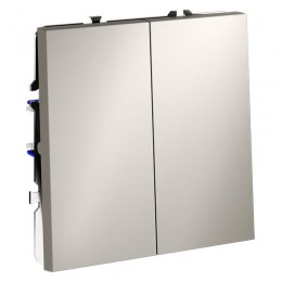 Выключатель 2-кл. СП S70 10А с самовозвратом механизм кашемир Voltum VLS020603