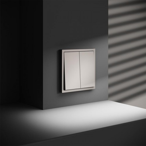 Выключатель 2-кл. СП S70 10А с самовозвратом механизм кашемир Voltum VLS020603