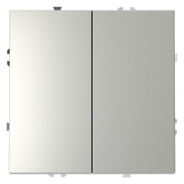 Выключатель 2-кл. СП S70 10А с самовозвратом механизм сталь Voltum VLS020605