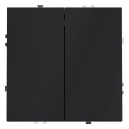 Выключатель 2-кл. СП S70 10А с самовозвратом механизм графит Voltum VLS020607