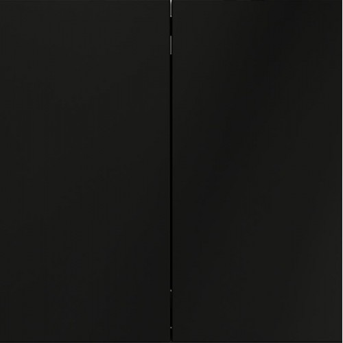 Выключатель 2-кл. СП S70 10А с самовозвратом механизм черн. матов. Voltum VLS020608