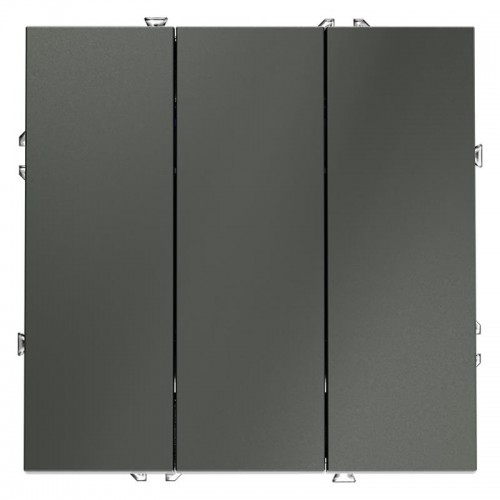 Выключатель 3-кл. СП S70 10А механизм титан Voltum VLS030106