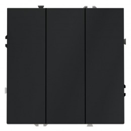 Выключатель 3-кл. СП S70 10А механизм графит Voltum VLS030107