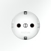 Розетка 1-м СП S70 16А с заземл. механизм бел. матов. Voltum VLS040102