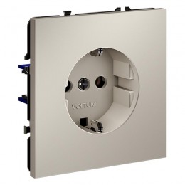 Розетка 1-м СП S70 16А с заземл. механизм кашемир Voltum VLS040103