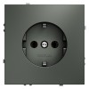 Розетка 1-м СП S70 16А с заземл. механизм титан Voltum VLS040106