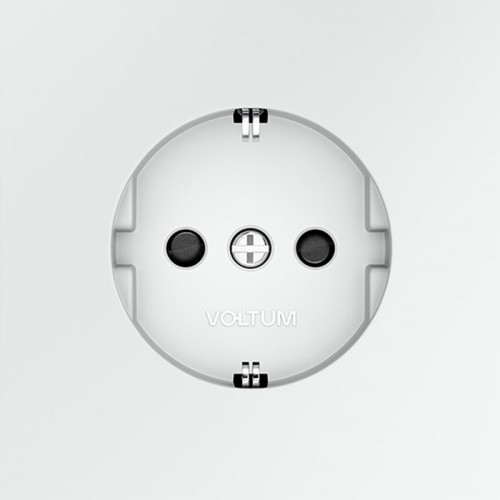 Розетка 1-м СП S70 16А с заземл. защ. шторки механизм бел. матов. Voltum VLS040202