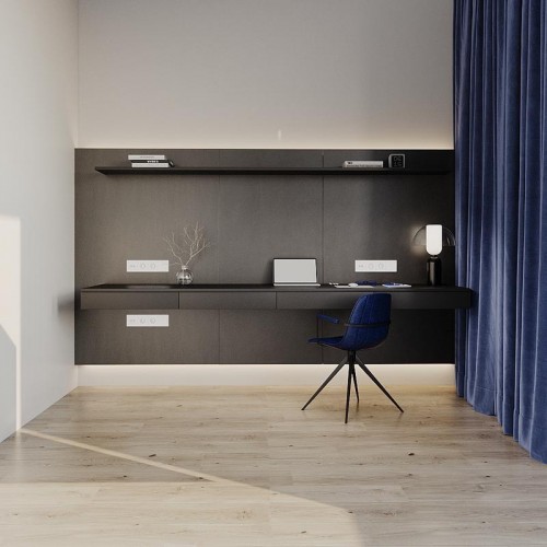 Розетка 1-м СП S70 16А с заземл. защ. шторки механизм бел. матов. Voltum VLS040202