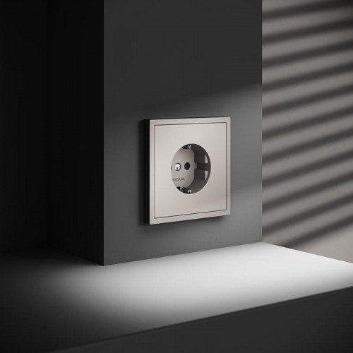 Розетка 1-м СП S70 16А с заземл. защ. шторки механизм кашемир Voltum VLS040203