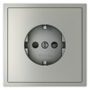 Розетка 1-м СП S70 16А с заземл. защ. шторки механизм сталь Voltum VLS040205