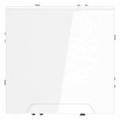 Розетка 1-м СП S70 16А с заземл. защ. шторки + крышка механизм бел. глянцевый Voltum VLS040301