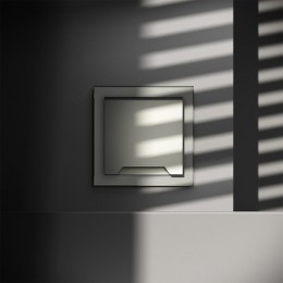 Розетка 1-м СП S70 16А с заземл. защ. шторки + крышка механизм сталь Voltum VLS040305