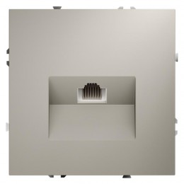 Розетка компьютерная 1-м СП S70 RJ45 кат.6 механизм кашемир Voltum VLS060103