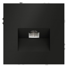 Розетка компьютерная 1-м СП S70 RJ45 кат.6 механизм черн. матов. Voltum VLS060108