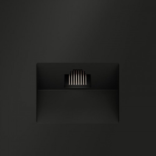 Розетка компьютерная 1-м СП S70 RJ45 кат.6 механизм черн. матов. Voltum VLS060108