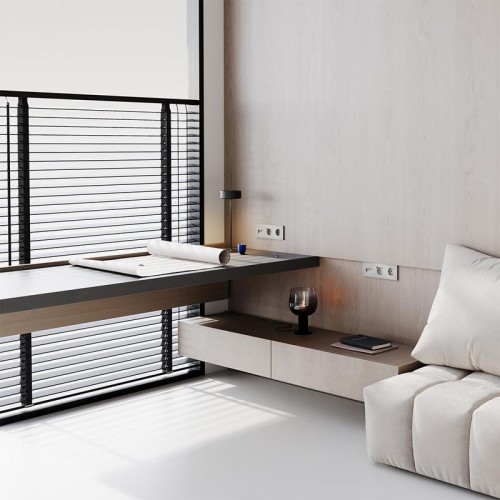 Розетка компьютерная 2-м СП S70 RJ45 + RJ45 кат.6 механизм кашемир Voltum VLS060203