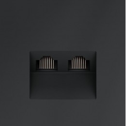 Розетка компьютерная 2-м СП S70 RJ45 + RJ45 кат.6 механизм графит Voltum VLS060207