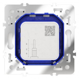 Розетка телевизионная оконечная TV + SAT 2-м СП S70 механизм бел. глянцевый Voltum VLS060401