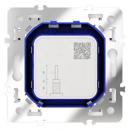 Розетка телевизионная оконечная TV + SAT 2-м СП S70 механизм бел. матов. Voltum VLS060402