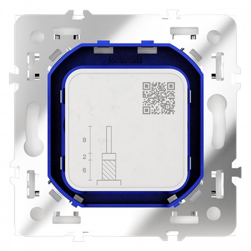 Розетка телевизионная оконечная TV + SAT 2-м СП S70 механизм кашемир Voltum VLS060403