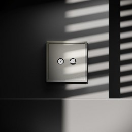 Розетка телевизионная оконечная TV + SAT 2-м СП S70 механизм шелк Voltum VLS060404