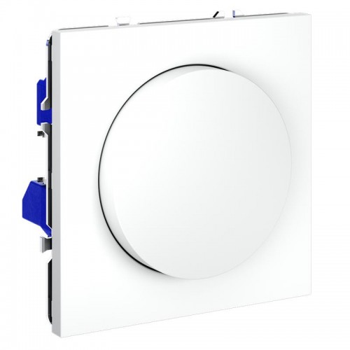 Светорегулятор поворотно-нажимной СП S70 600Вт механизм бел. матов. Voltum VLS070302