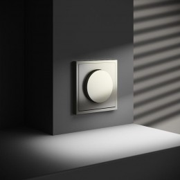 Светорегулятор поворотно-нажимной СП S70 600Вт механизм шелк Voltum VLS070304