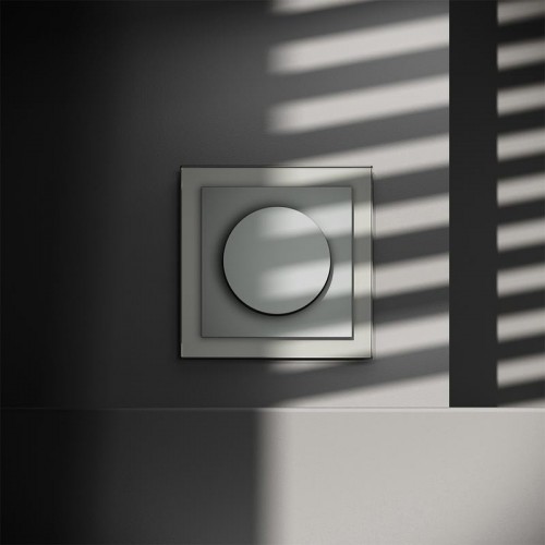 Светорегулятор поворотно-нажимной СП S70 600Вт механизм сталь Voltum VLS070305