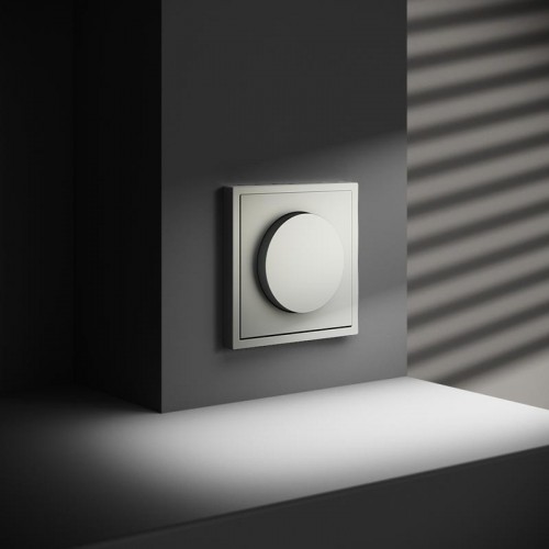 Светорегулятор поворотно-нажимной СП S70 600Вт механизм сталь Voltum VLS070305